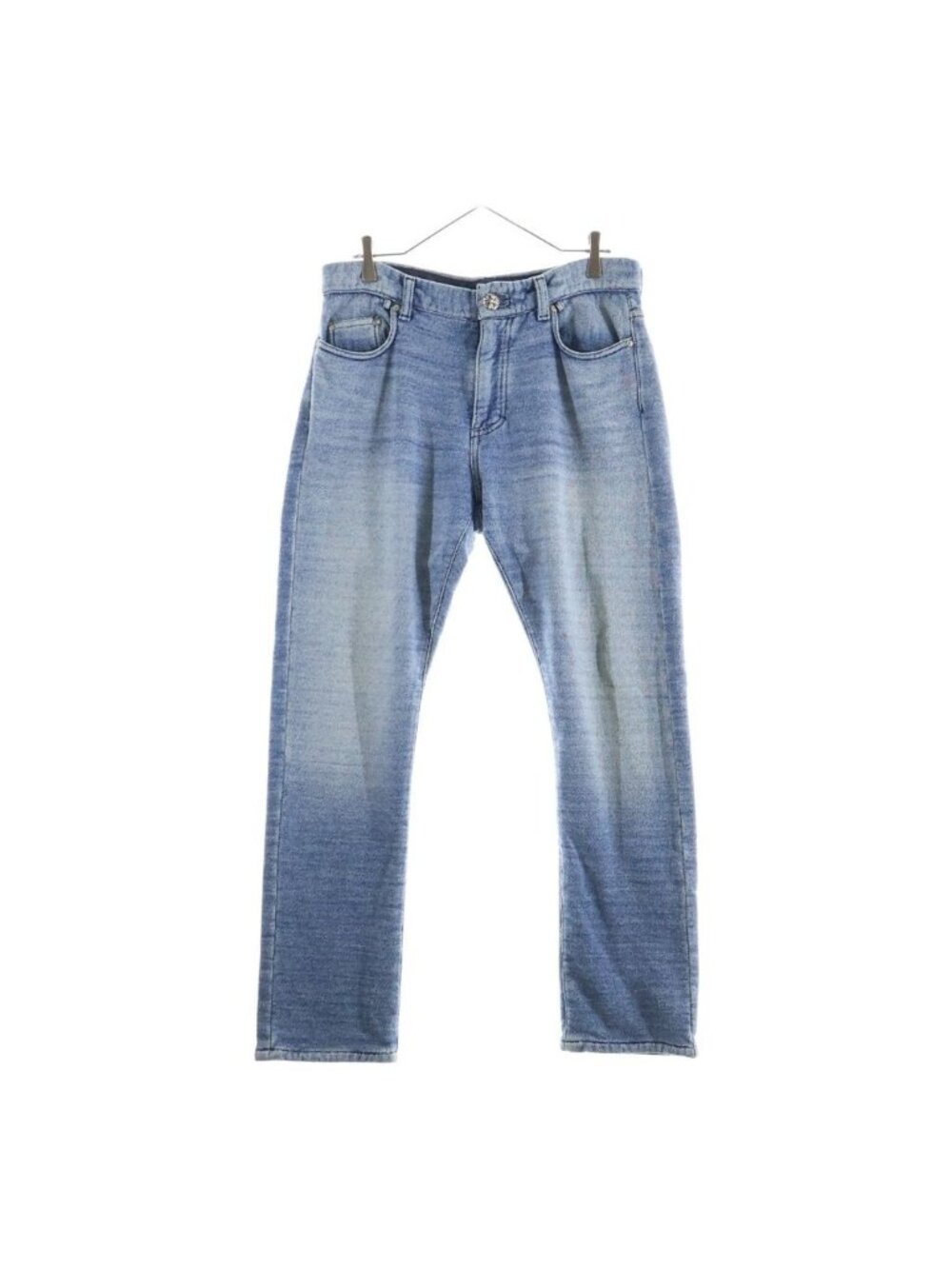 Chrome Hearts Cross Ball Button Cotton Sweatpants Indigo Pants